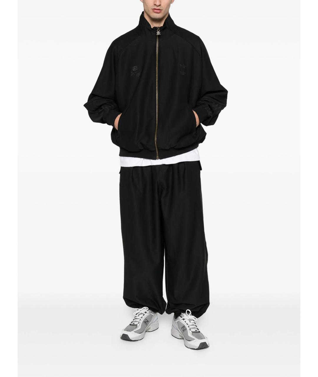 ADIDAS Черный полиэстеровый спортивный костюм, фото 4
