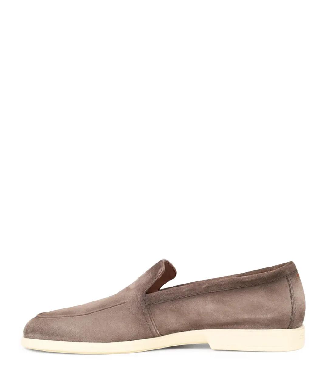 SANTONI Коричневые лоферы, фото 3