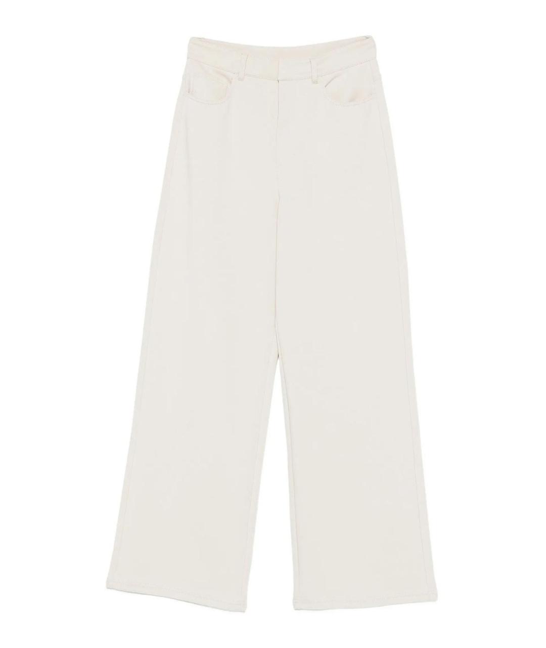 'S MAX MARA Бежевые прямые брюки, фото 1