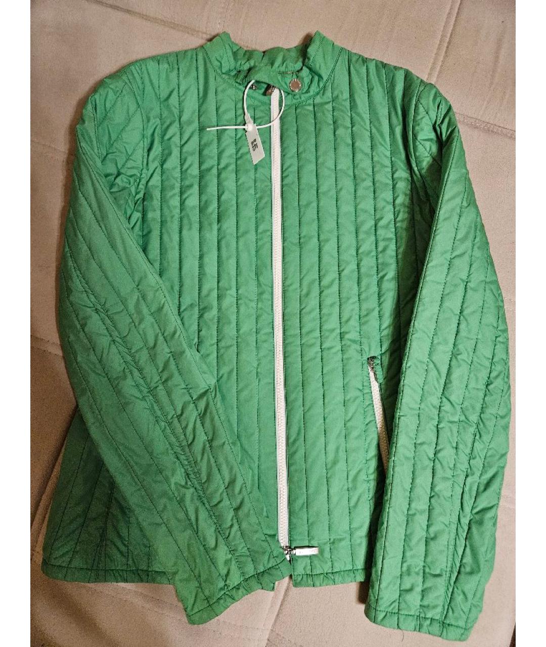 BURBERRY Зеленая полиэстеровая куртка, фото 10