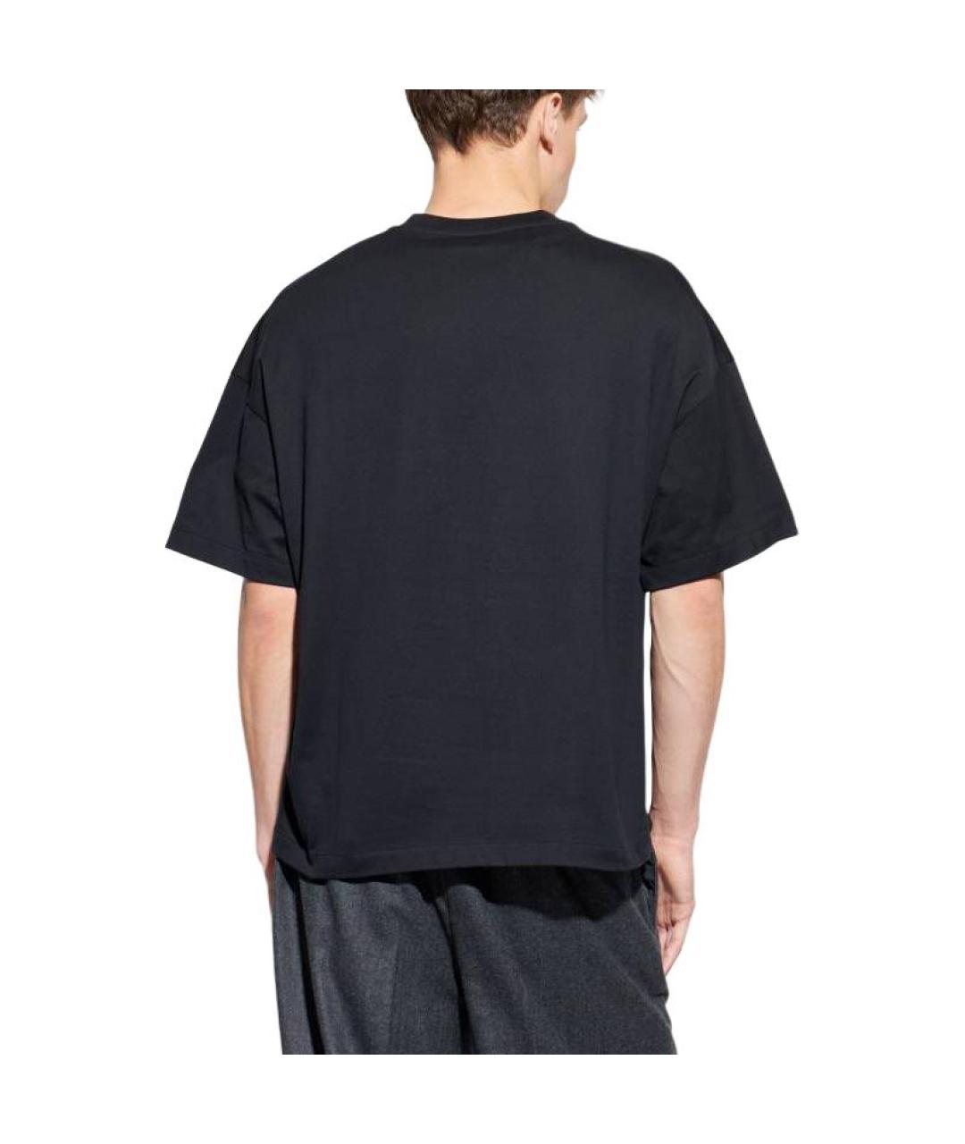 JIL SANDER Черная футболка, фото 4