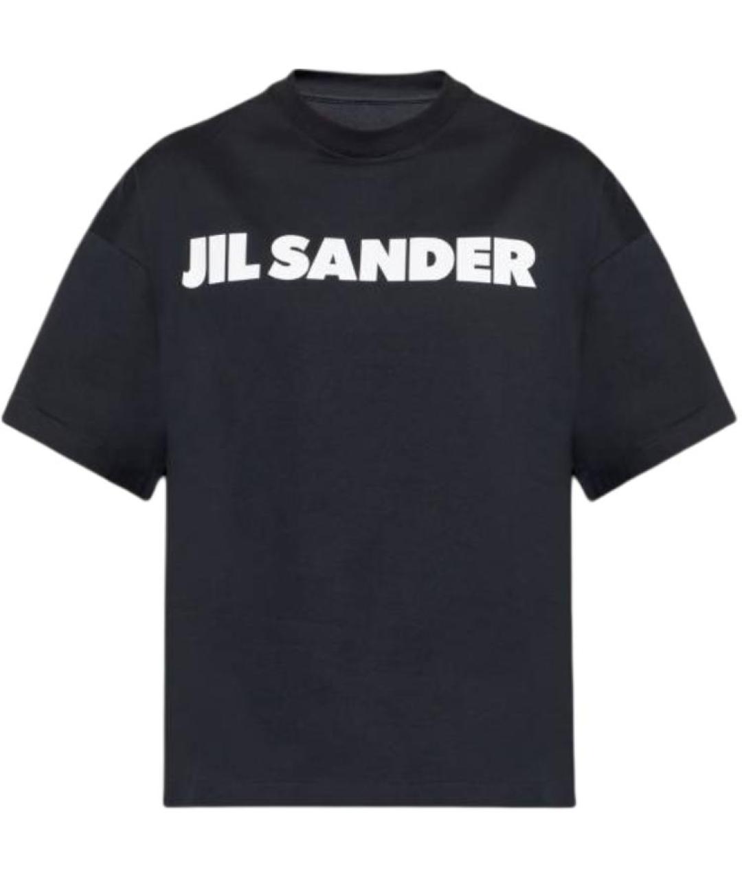 JIL SANDER Черная футболка, фото 1