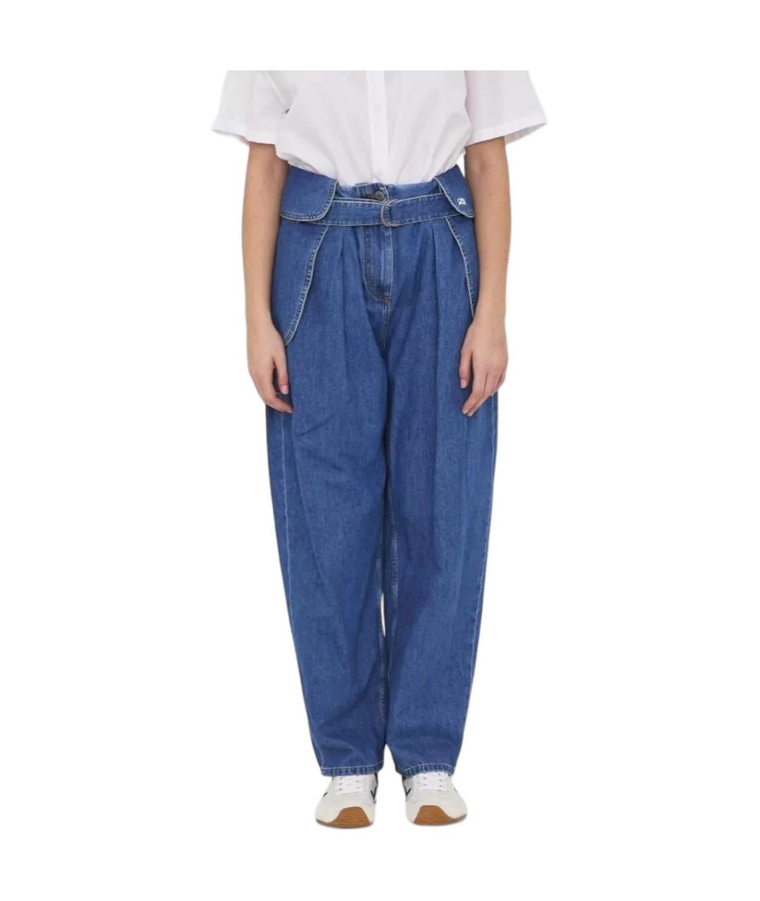 LOEWE Синие прямые джинсы, фото 6