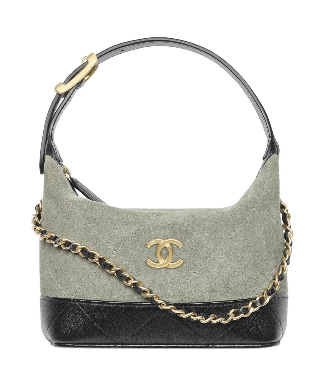 CHANEL Серая сумка через плечо, фото 1