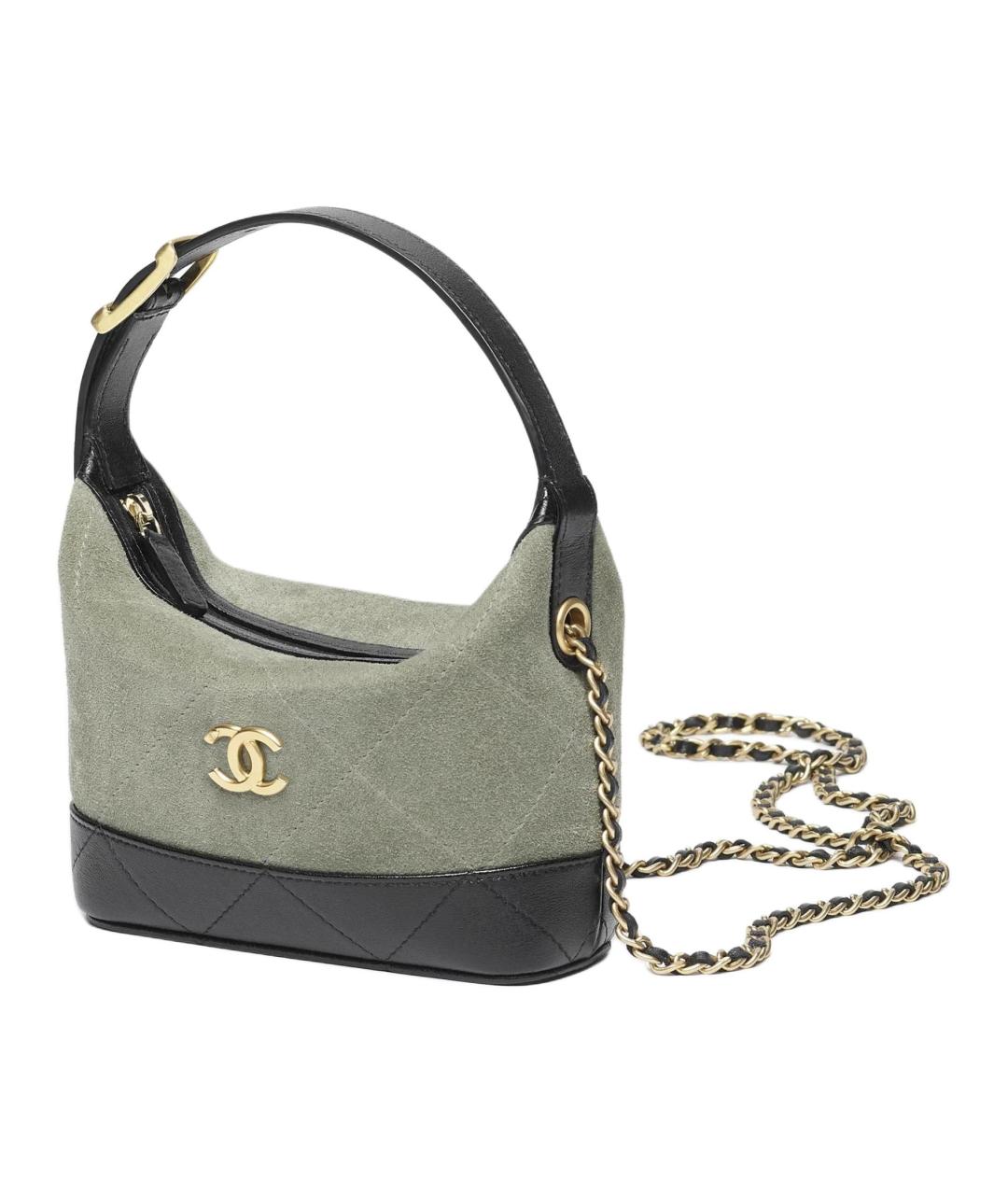 CHANEL Серая сумка через плечо, фото 2