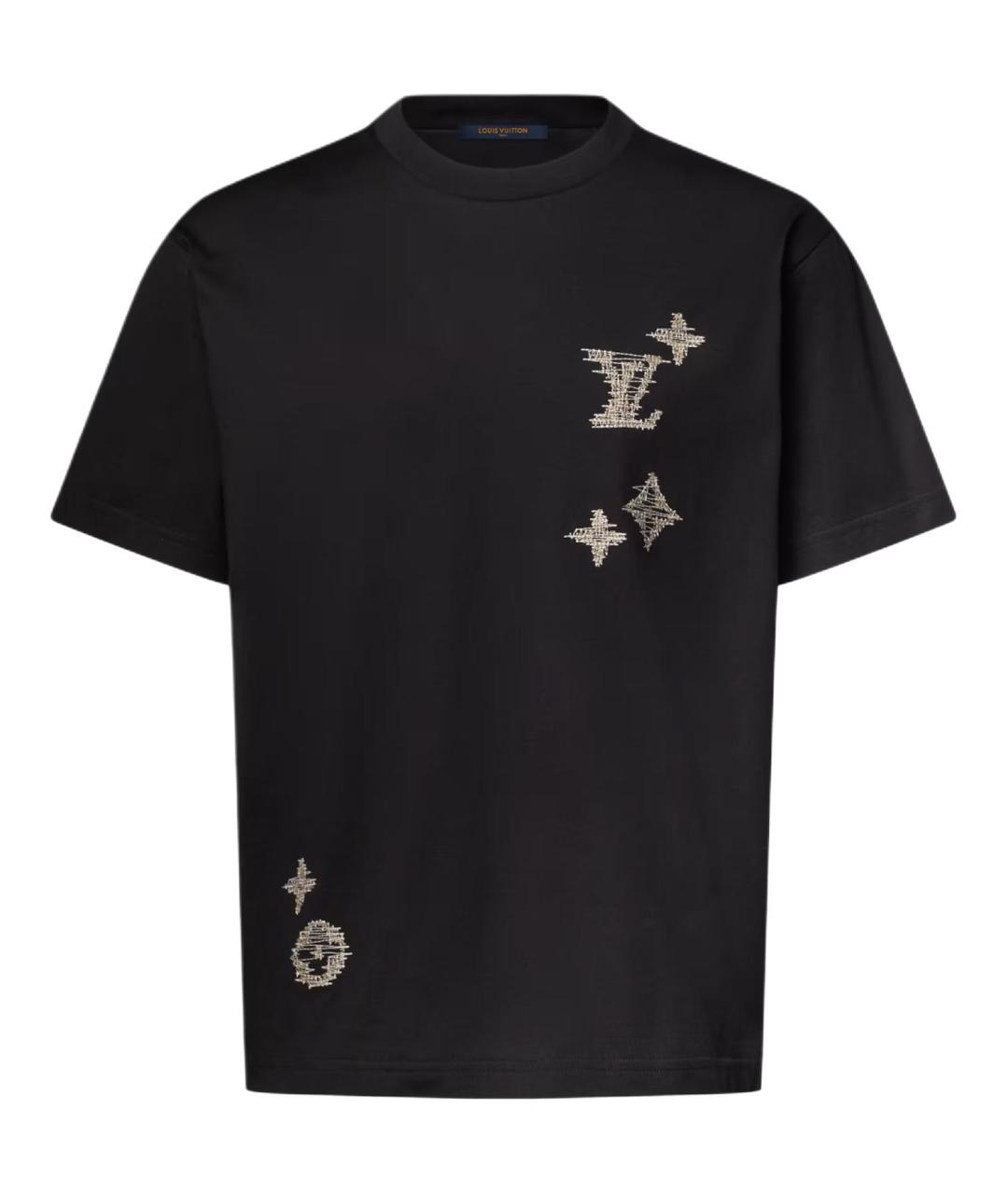 LOUIS VUITTON Черная футболка, фото 1