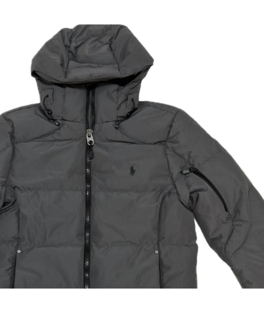 POLO RALPH LAUREN Серый пуховик, фото 3