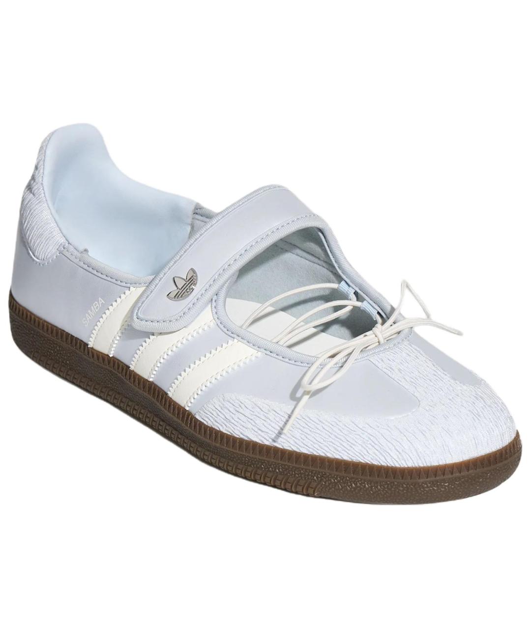 ADIDAS Голубые кожаные туфли, фото 3