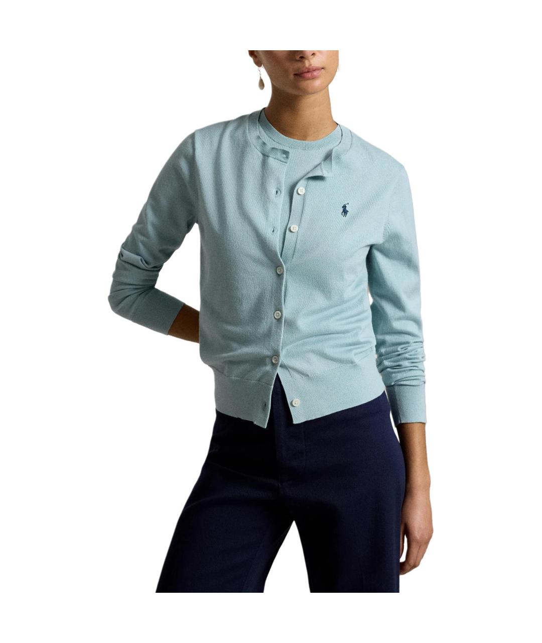 POLO RALPH LAUREN Голубой джемпер / свитер, фото 2