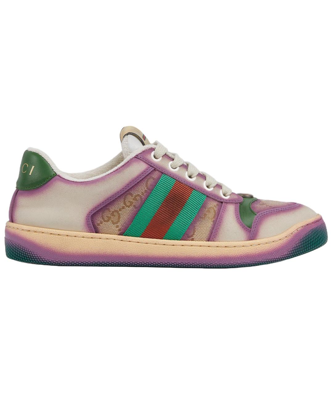 GUCCI Мульти кожаные кроссовки, фото 1