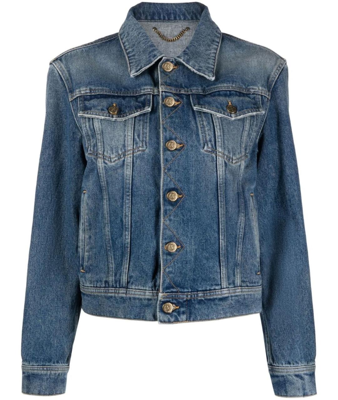 GOLDEN GOOSE DELUXE BRAND Синяя хлопковая куртка, фото 1