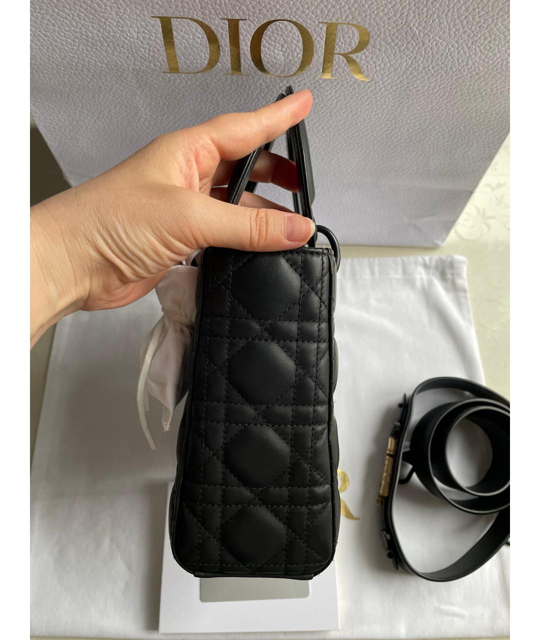 CHRISTIAN DIOR Черная сумка через плечо, фото 4