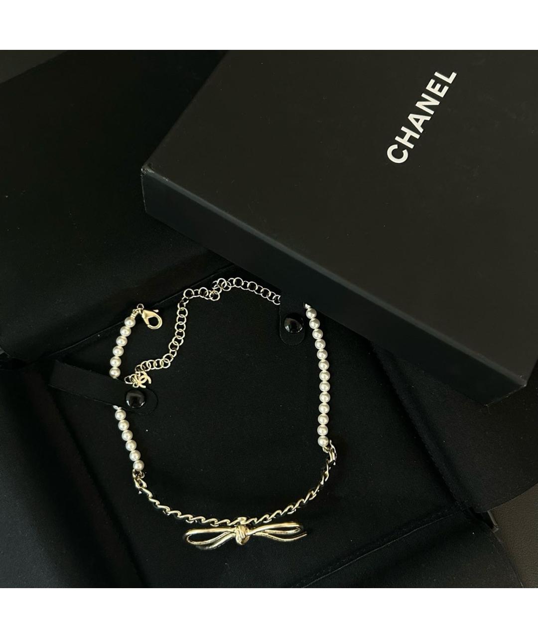 CHANEL Золотое колье, фото 5