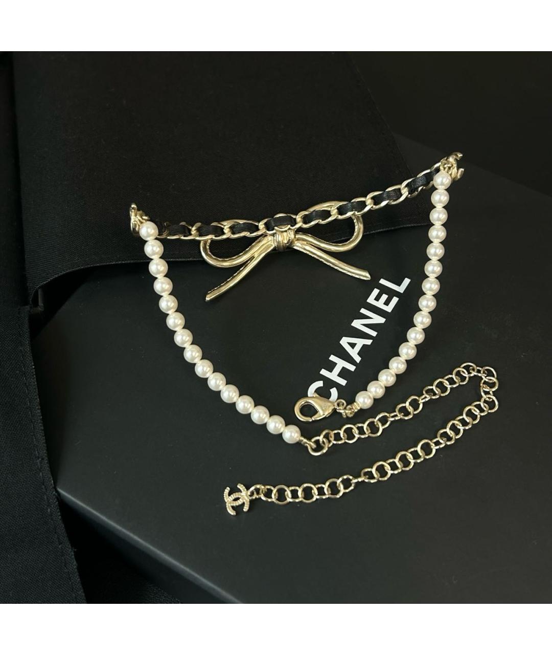 CHANEL Золотое колье, фото 4