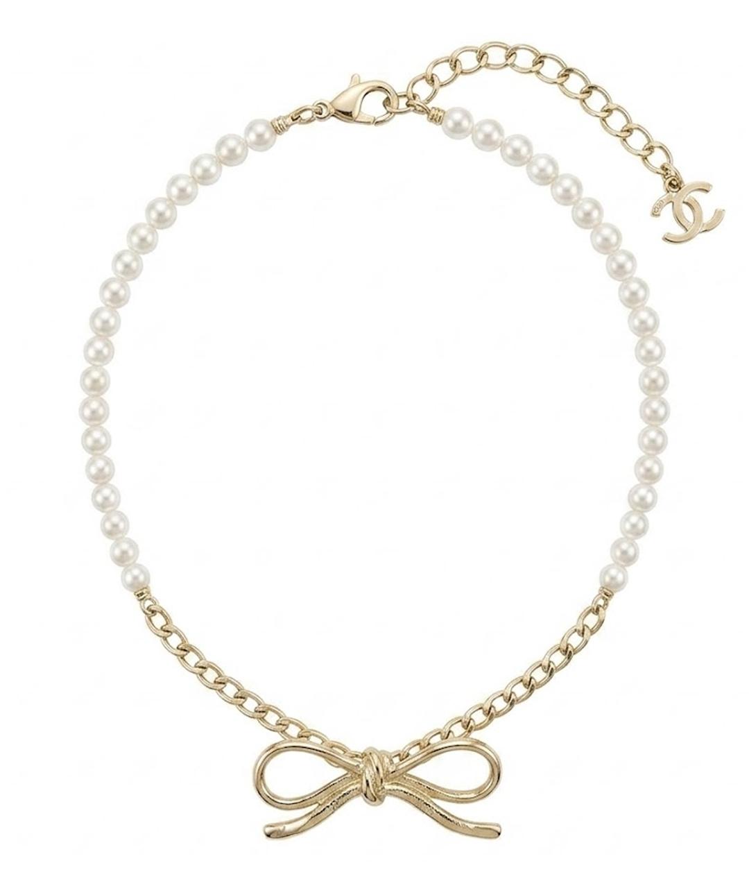 CHANEL Золотое колье, фото 1