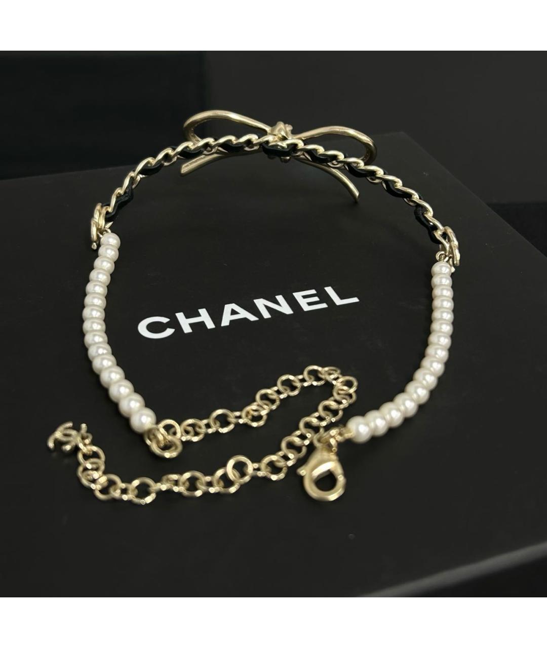 CHANEL Золотое колье, фото 3