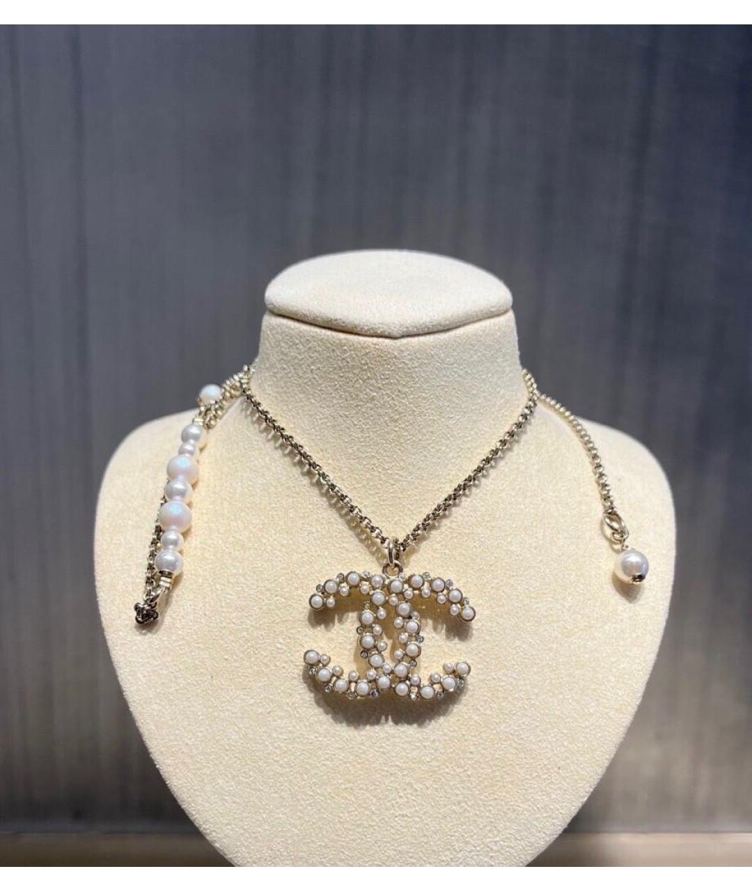 CHANEL Золотое колье, фото 8