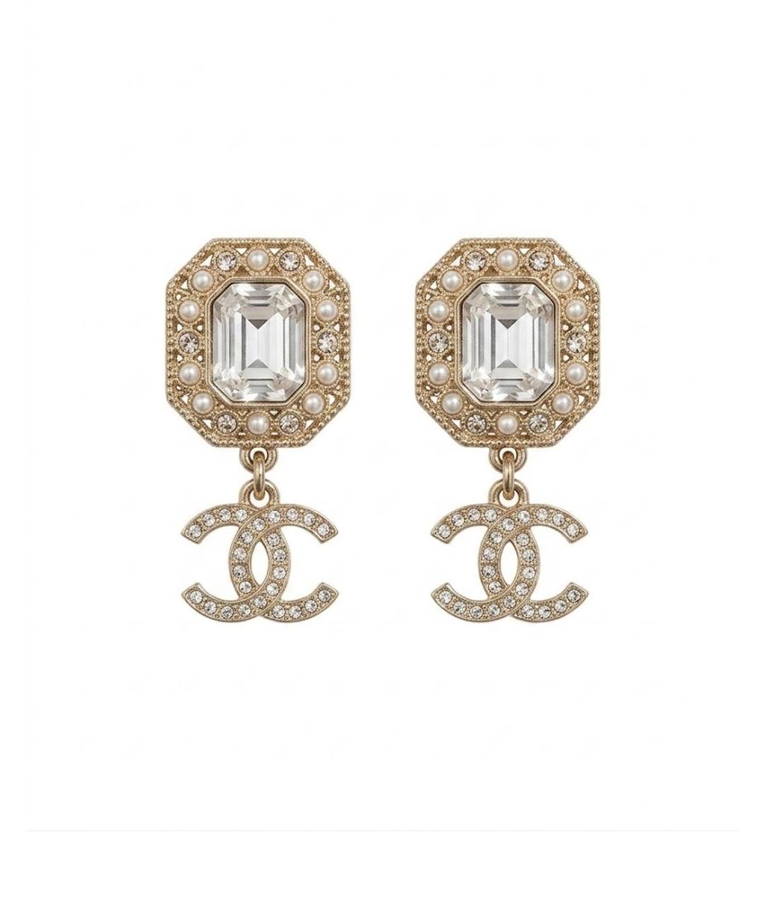 CHANEL Золотые серьги, фото 1