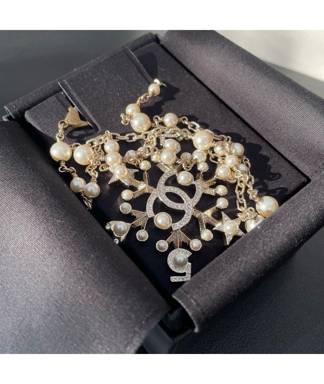 CHANEL Золотое колье, фото 3