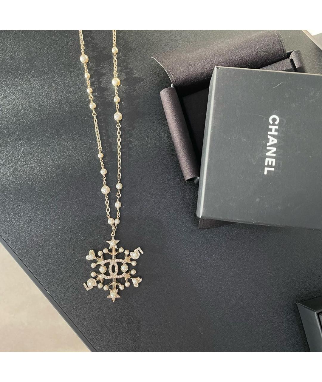 CHANEL Золотое колье, фото 2