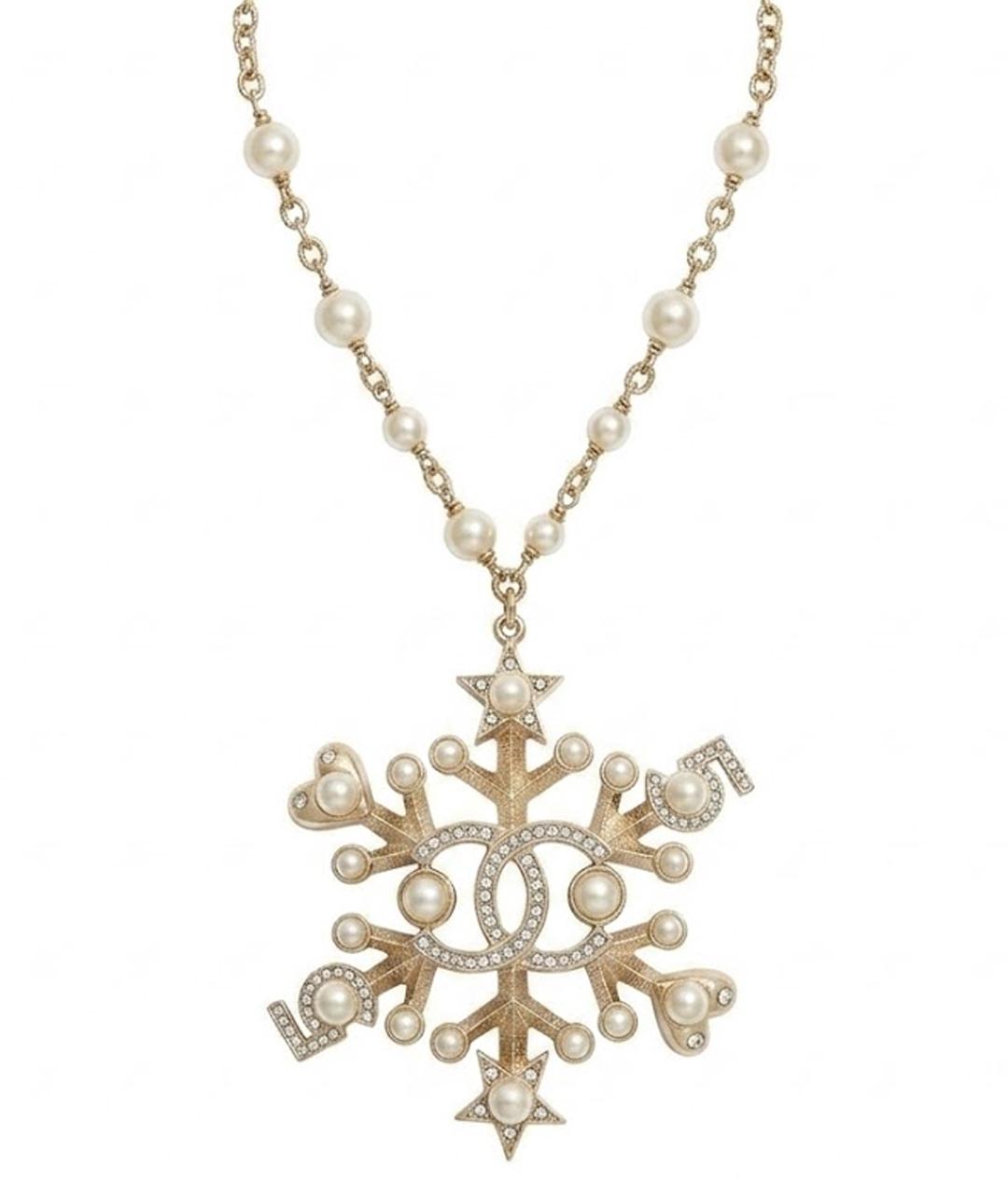 CHANEL Золотое колье, фото 1