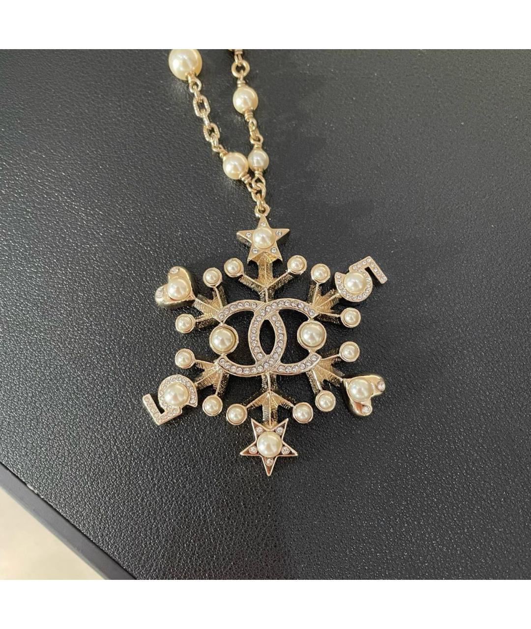 CHANEL Золотое колье, фото 4
