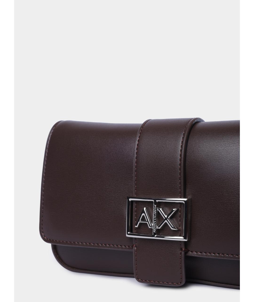 ARMANI EXCHANGE Коричневая сумка через плечо, фото 4