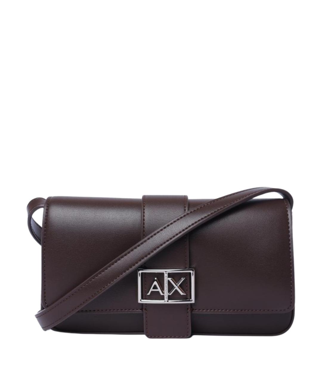 ARMANI EXCHANGE Коричневая сумка через плечо, фото 1