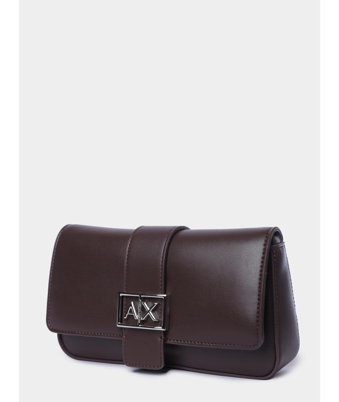 ARMANI EXCHANGE Коричневая сумка через плечо, фото 3