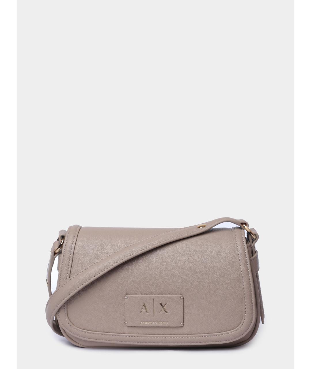 ARMANI EXCHANGE Бежевая сумка через плечо, фото 3