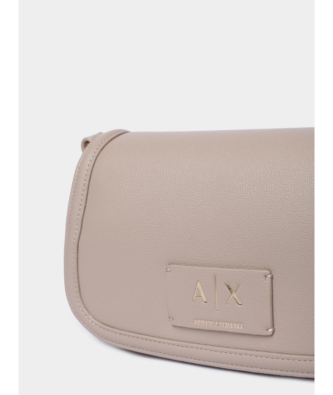 ARMANI EXCHANGE Бежевая сумка через плечо, фото 5