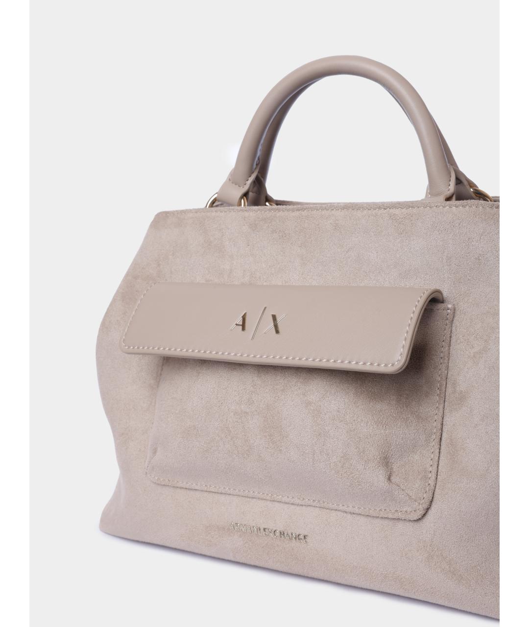 ARMANI EXCHANGE Бежевая сумка через плечо, фото 3