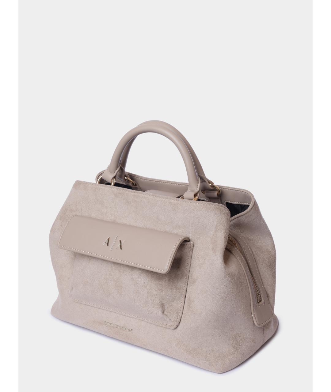 ARMANI EXCHANGE Бежевая сумка через плечо, фото 2
