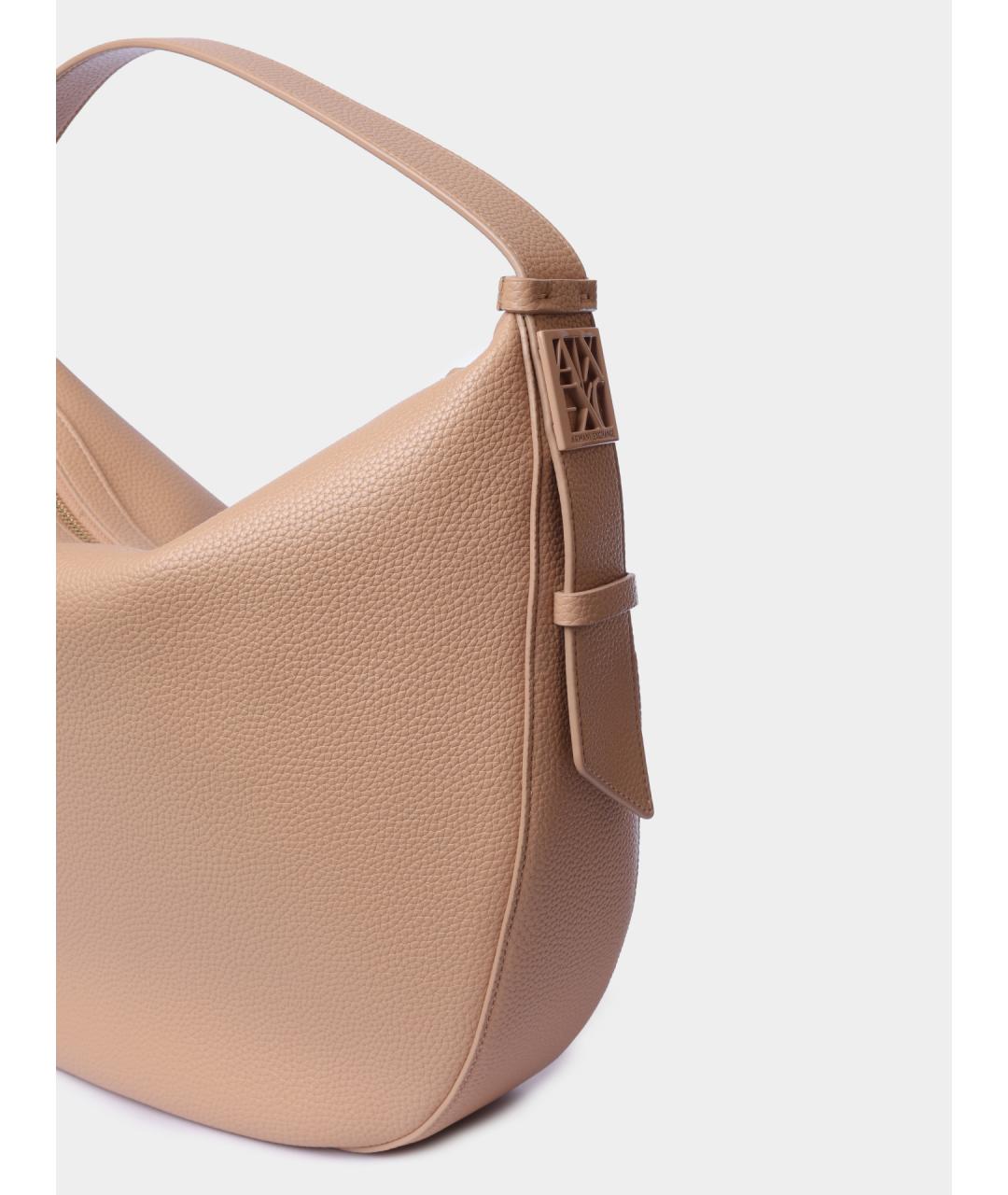 ARMANI EXCHANGE Бежевая сумка через плечо, фото 3