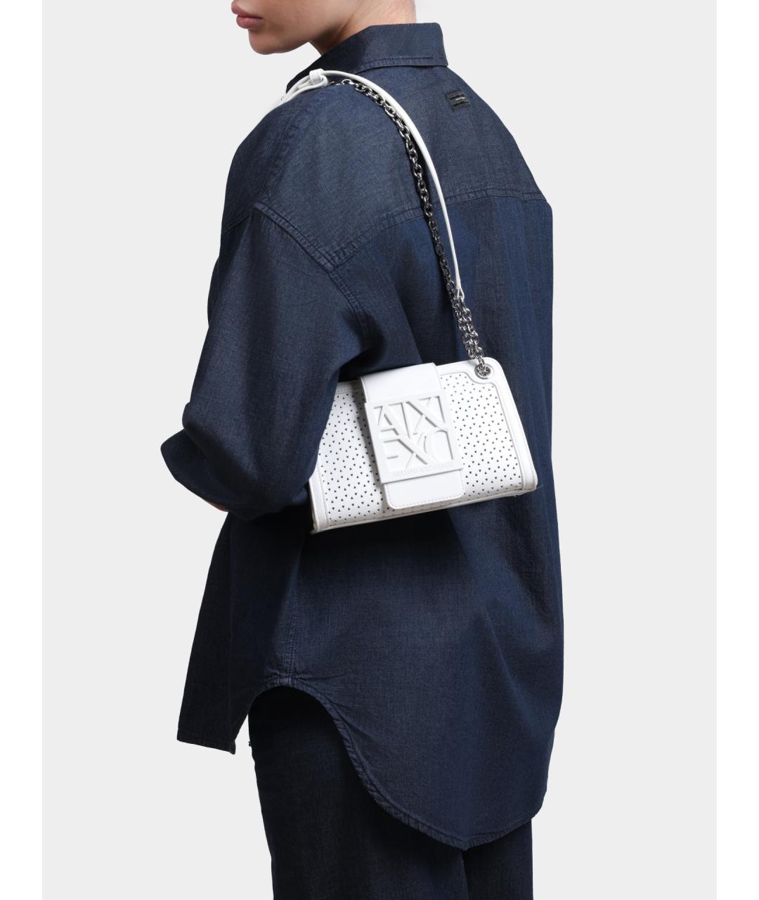 ARMANI EXCHANGE Белая сумка через плечо, фото 2
