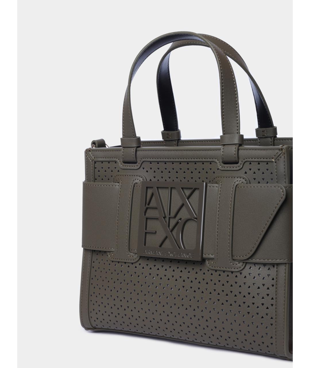 ARMANI EXCHANGE Зеленая сумка через плечо, фото 3