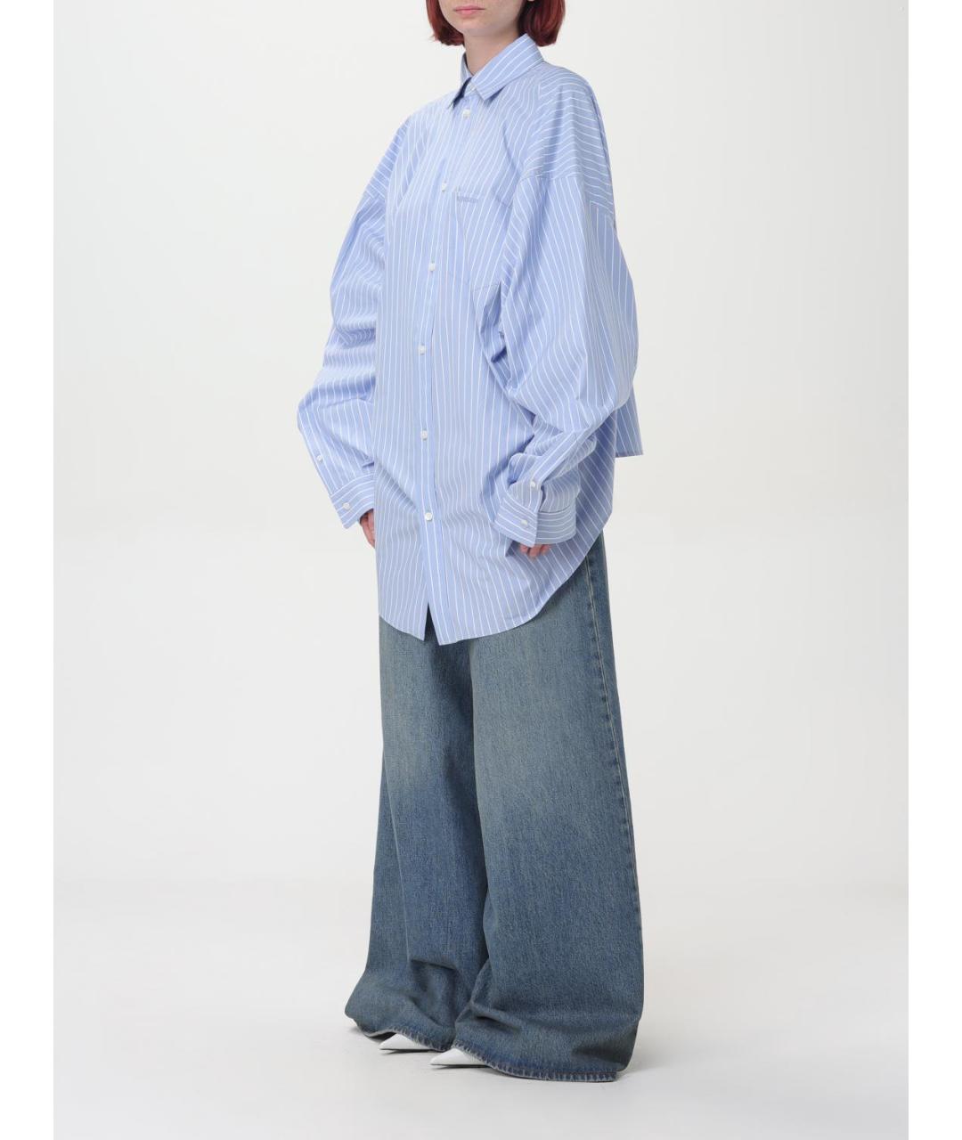 BALENCIAGA Хлопковая рубашка, фото 4