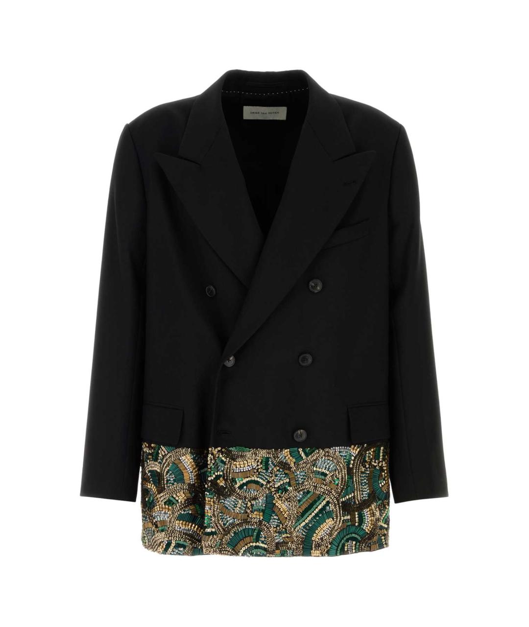 DRIES VAN NOTEN Черная кэжуал рубашка, фото 1
