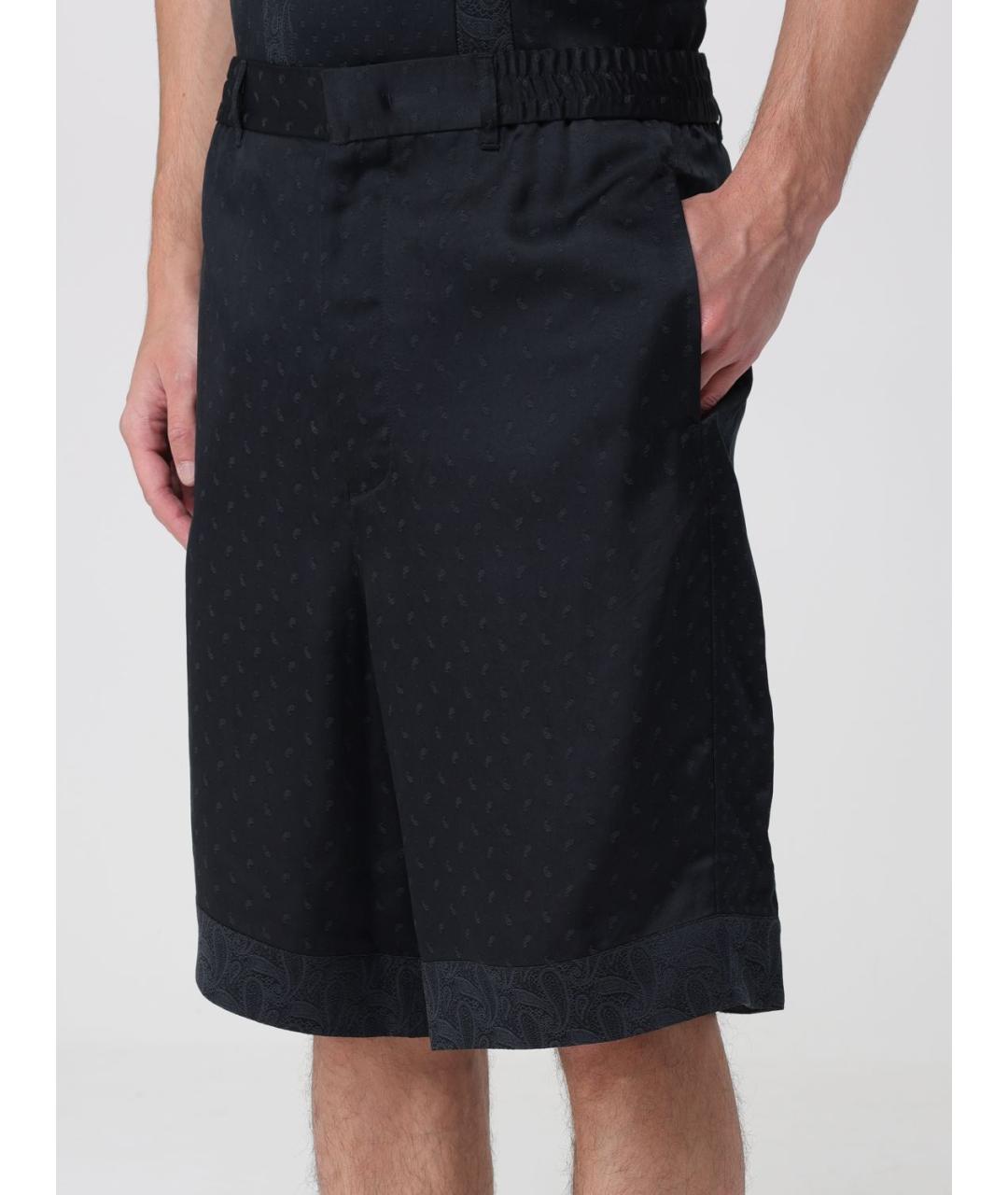 EMPORIO ARMANI Мульти вискозные шорты, фото 4