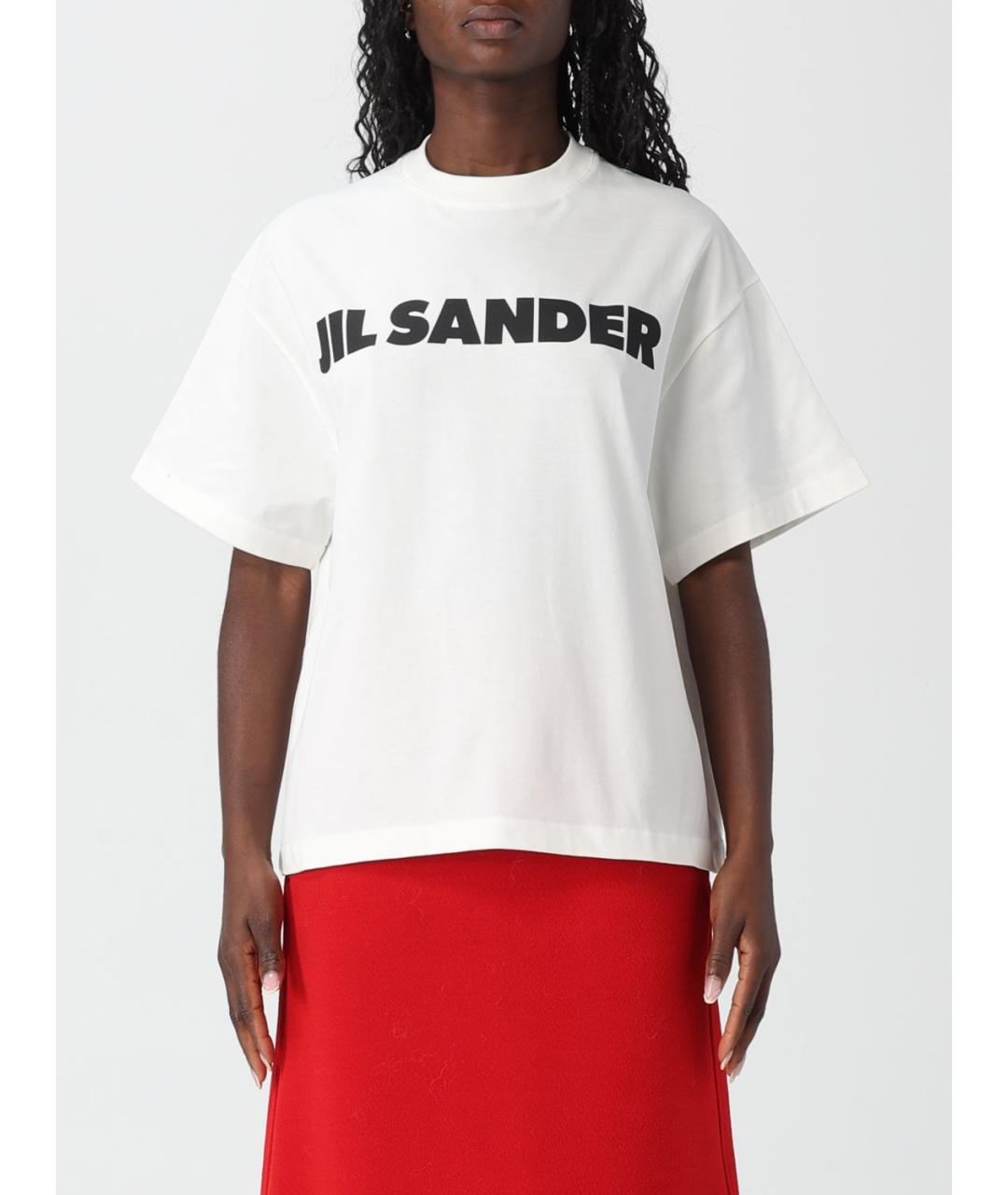 JIL SANDER Хлопковая футболка, фото 5