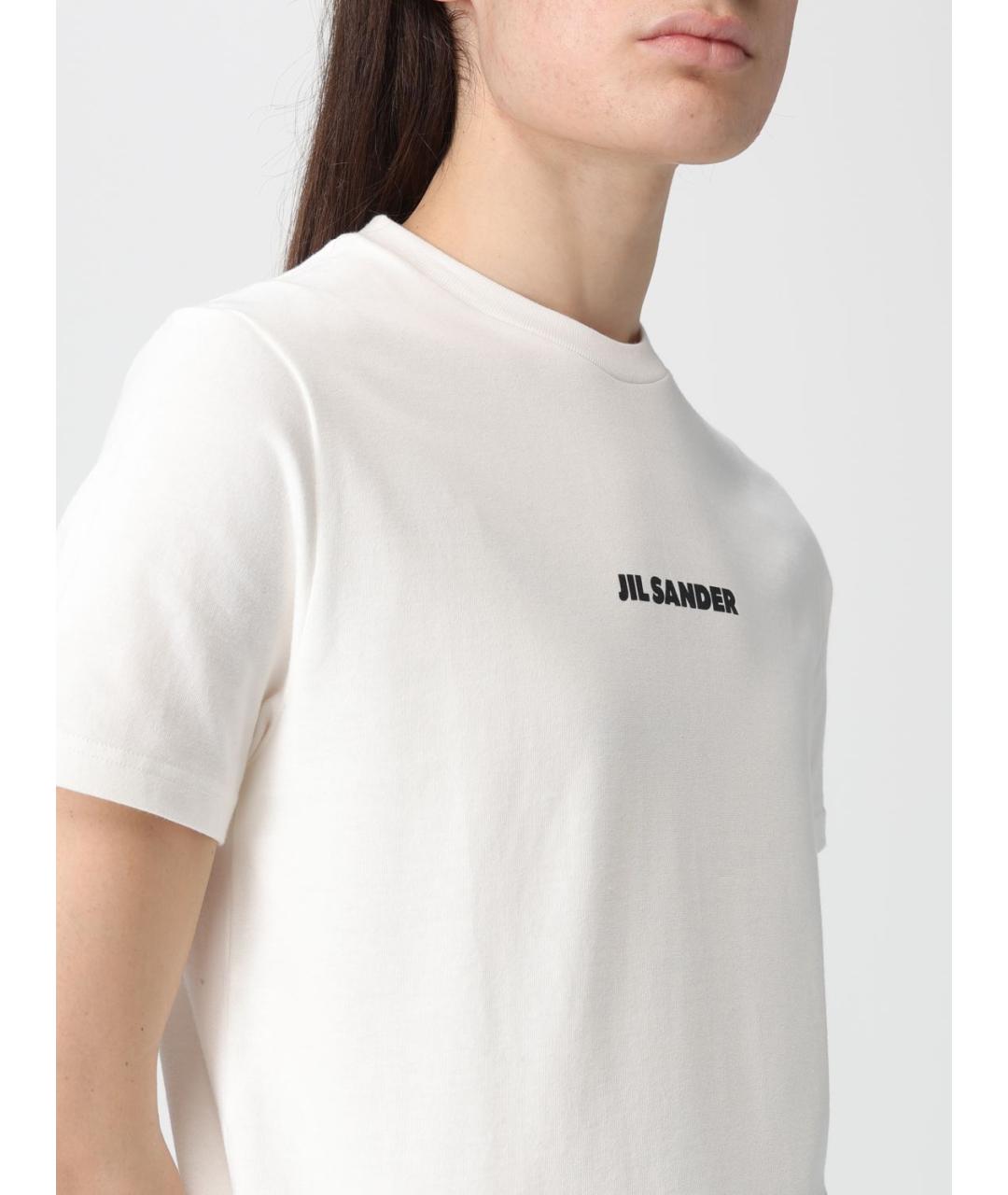 JIL SANDER Хлопковая футболка, фото 4