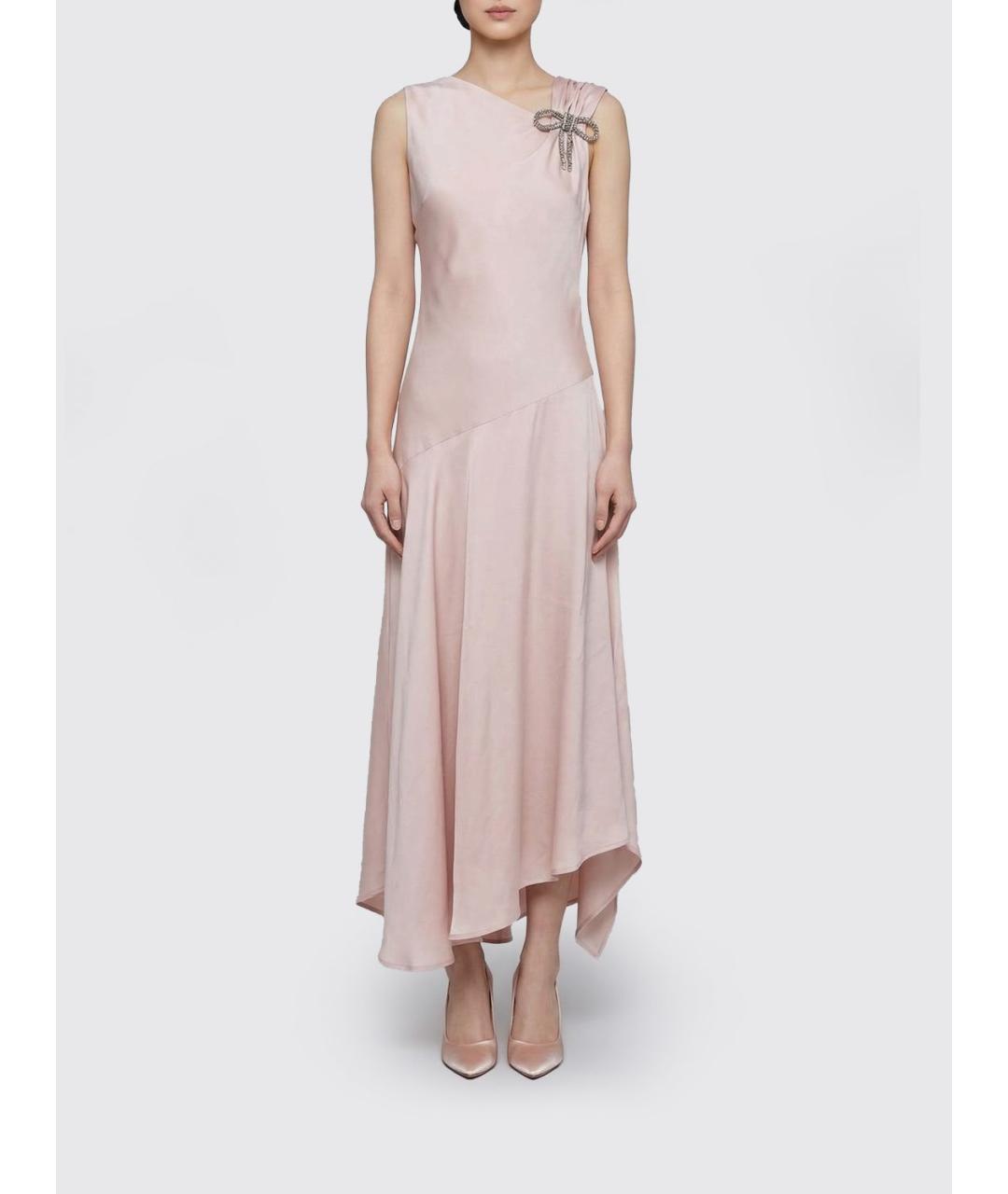 JIL SANDER Бежевое платье, фото 2