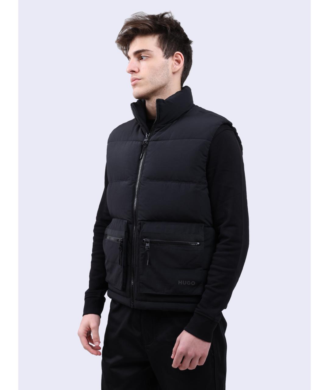 HUGO BOSS Черный жилет, фото 3