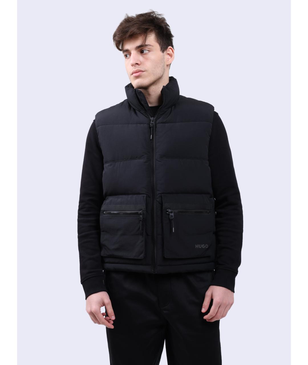 HUGO BOSS Черный жилет, фото 2
