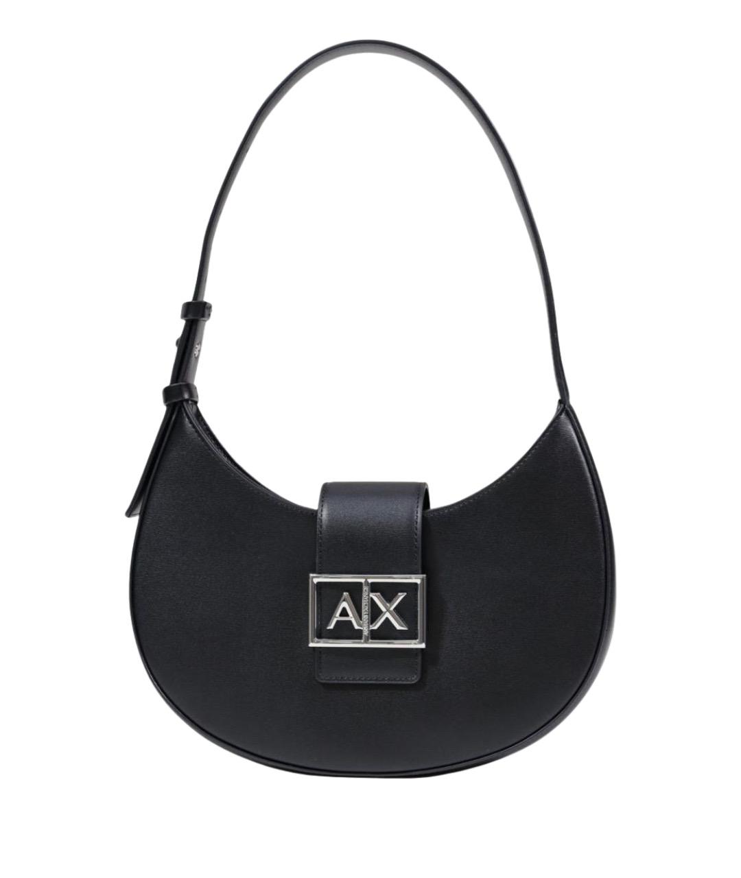 ARMANI EXCHANGE Черная синтетическая сумка через плечо, фото 1