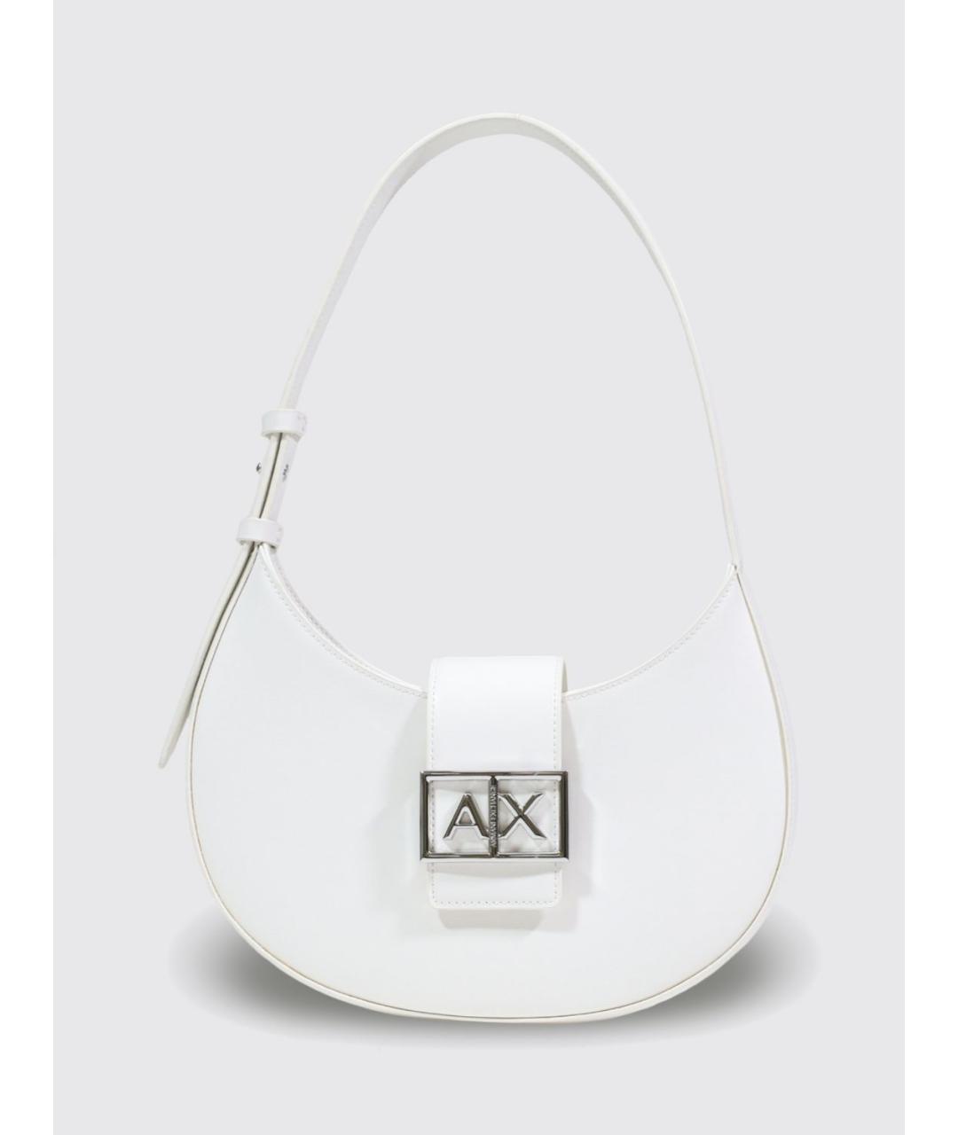 ARMANI EXCHANGE Белая синтетическая сумка через плечо, фото 4
