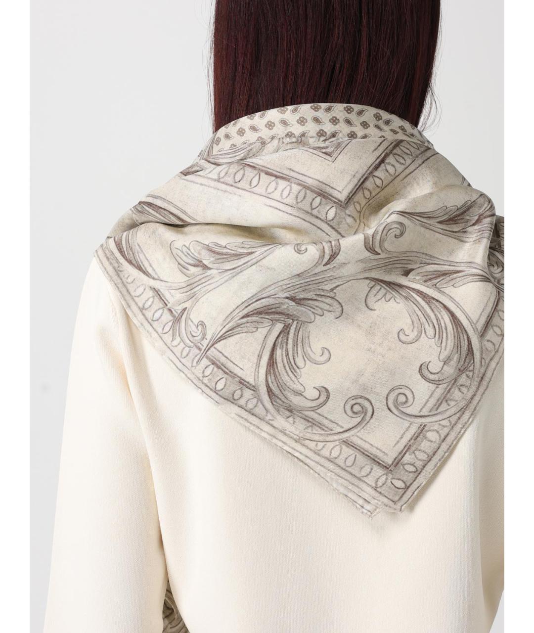 MAX MARA Мульти шелковый шарф, фото 4
