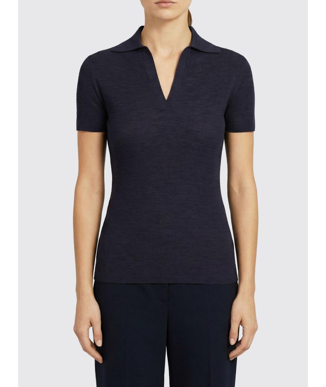 MAX MARA Синяя блузы, фото 2