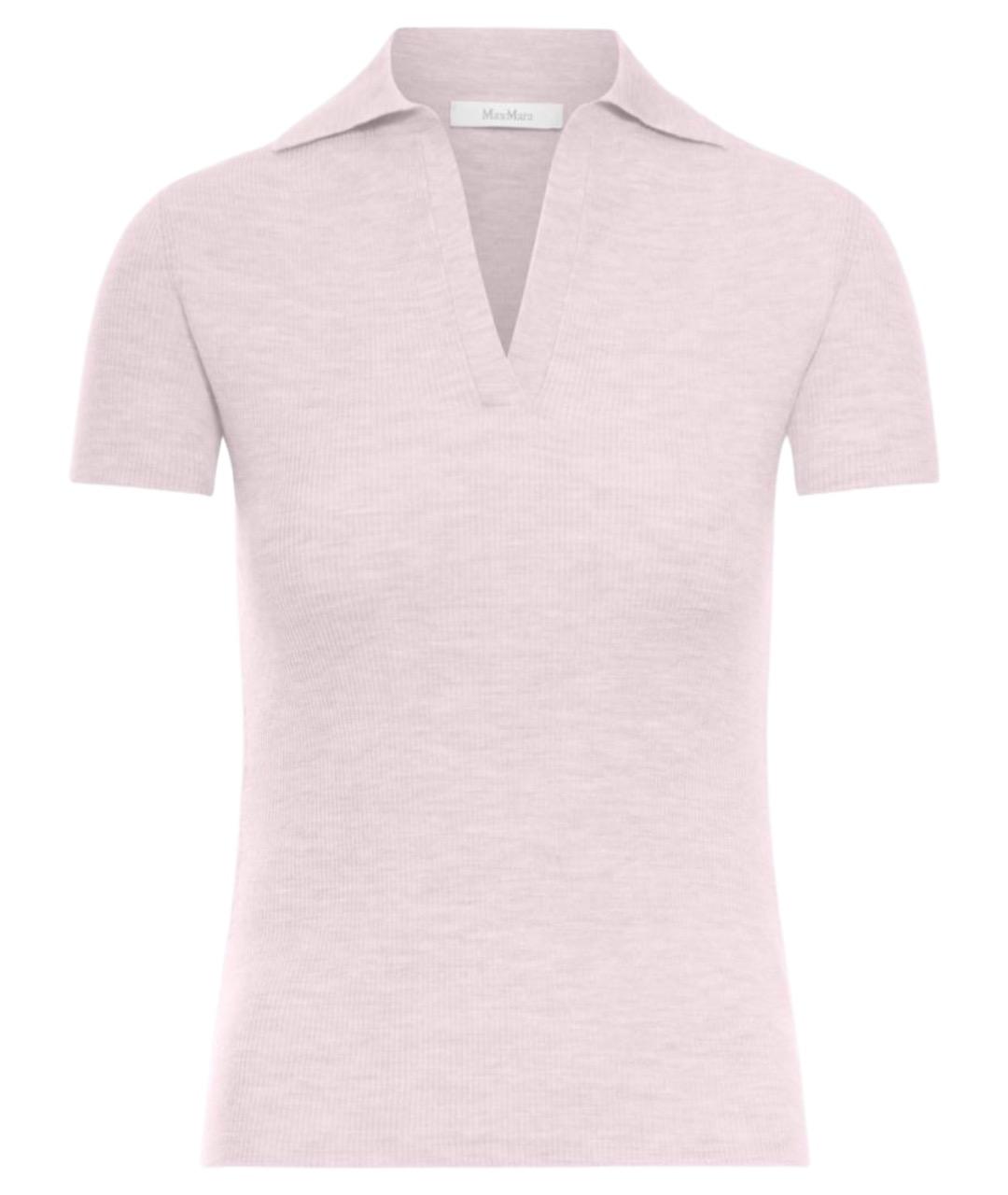MAX MARA Розовая хлопковая блузы, фото 1