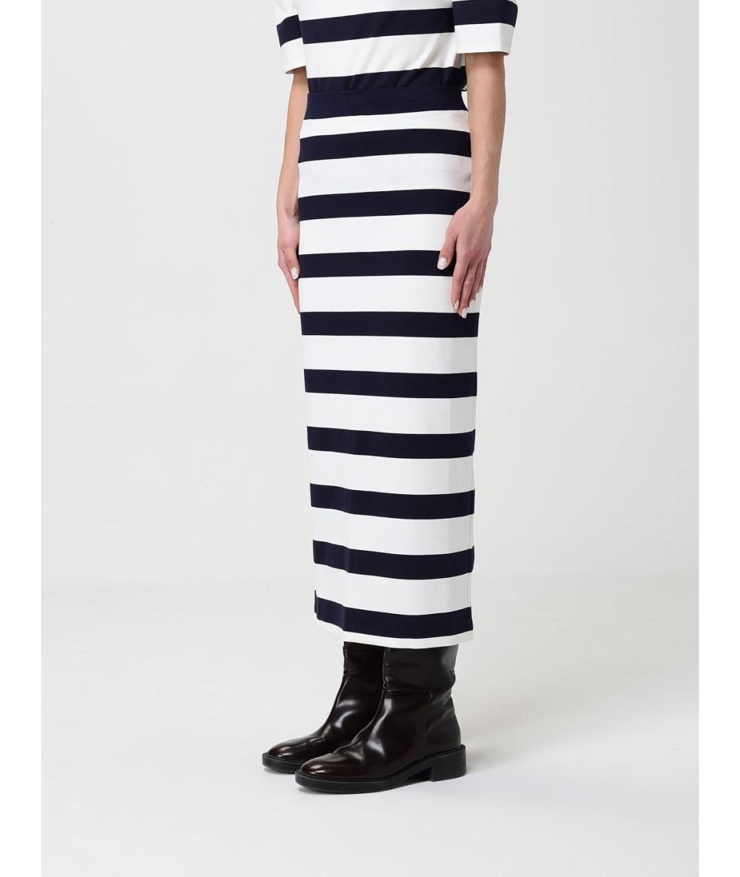 MAX MARA Мульти вискозная юбка миди, фото 4